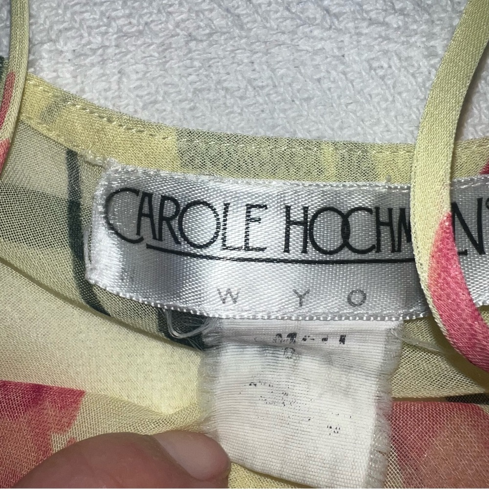 Vintage Carole Hochman Womens Y2K Coquette Babydoll Mesh Slip Dress Size S - Picture 7 of 9